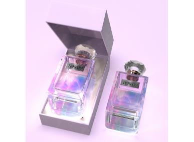 perfume bottle with box